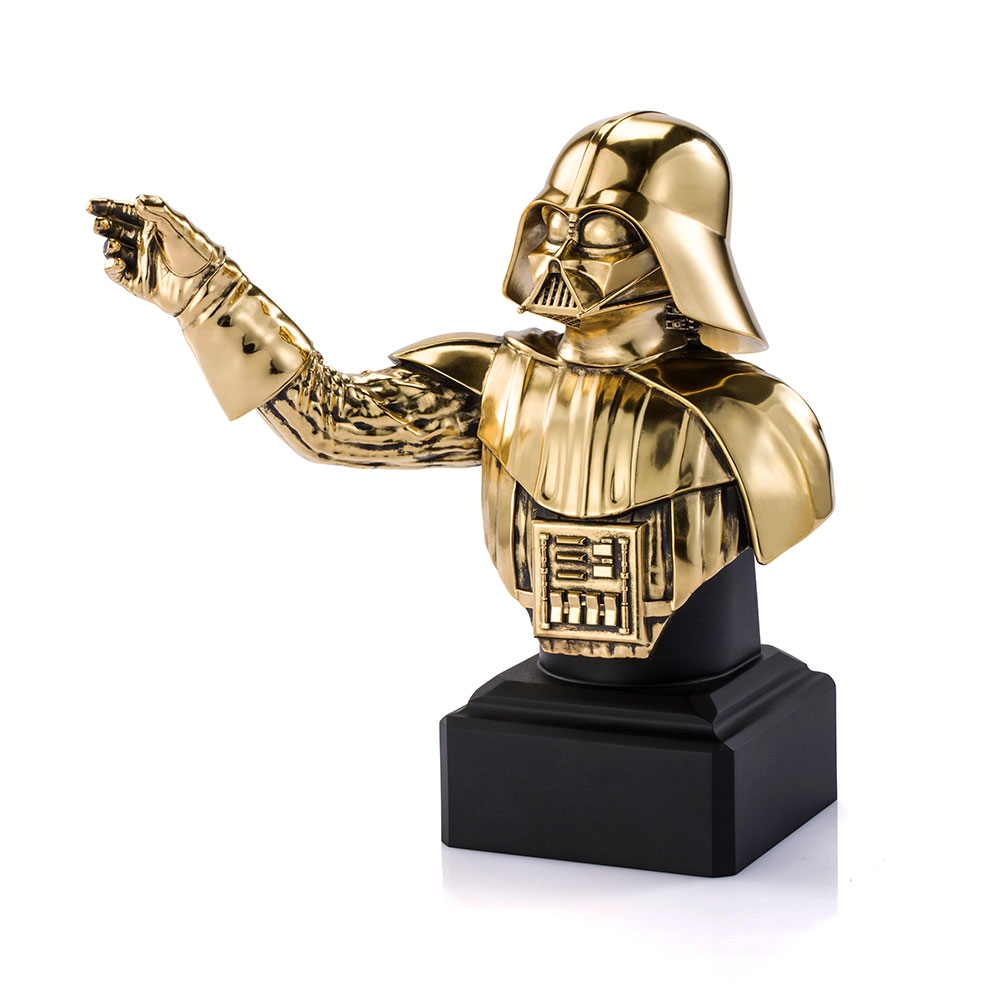 SW Darth Vader (Gilt) Gold Colored Bust 4