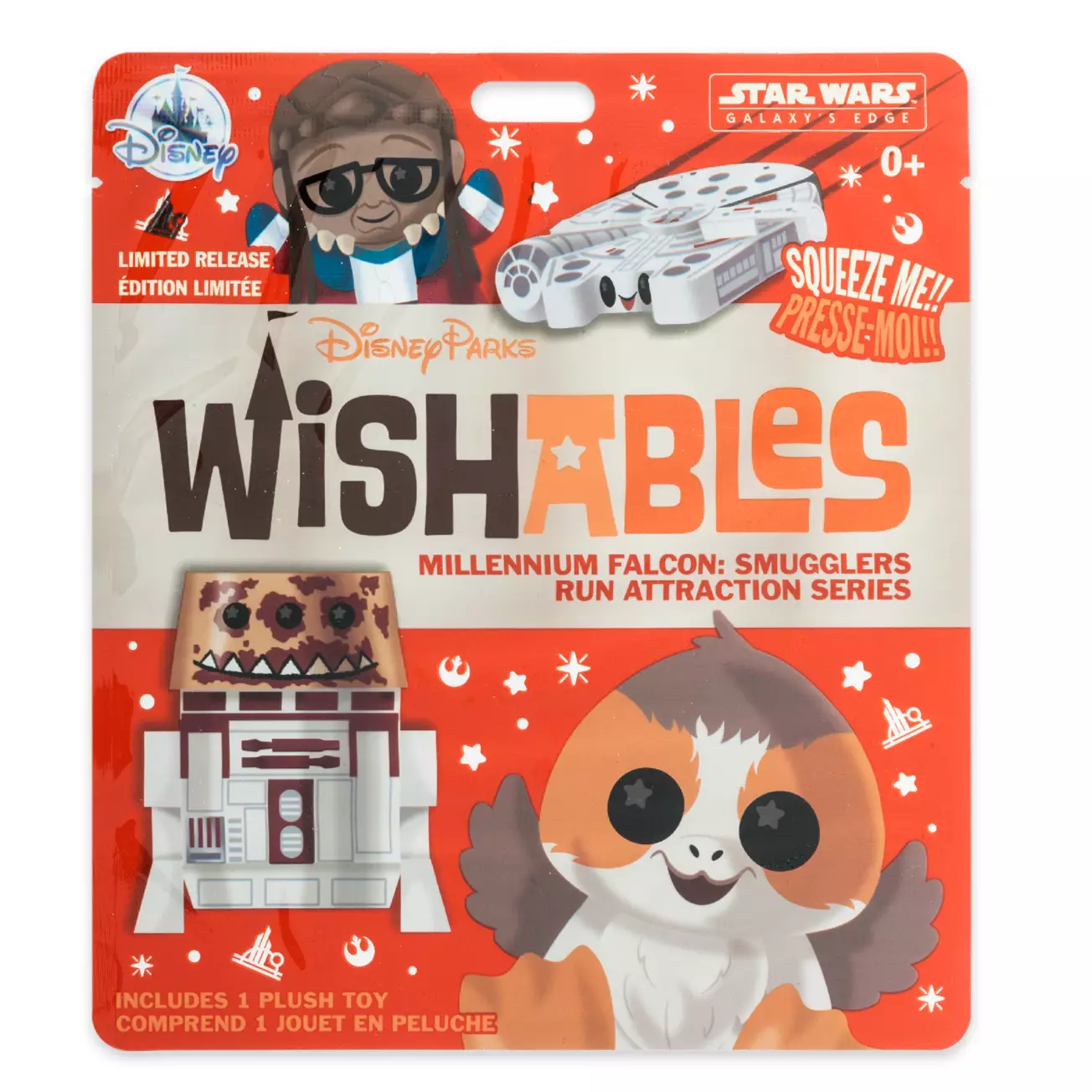 SWGE Millennium Falcon: Smugglers Run Wishables Plush Toy 4-Pack 1