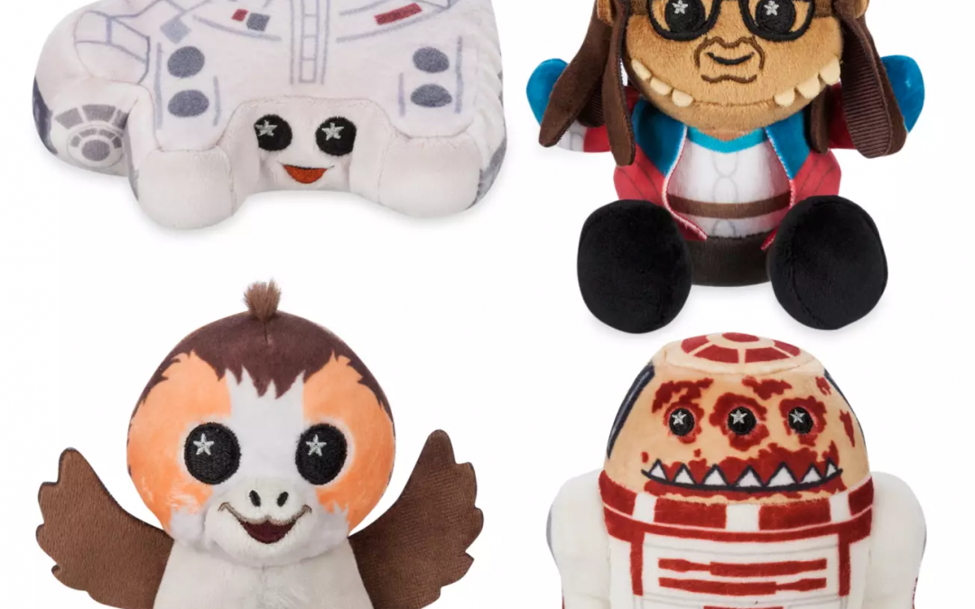 New Galaxy's Edge Millennium Falcon: Smugglers Run Wishables Plush Toy 4-Pack available!