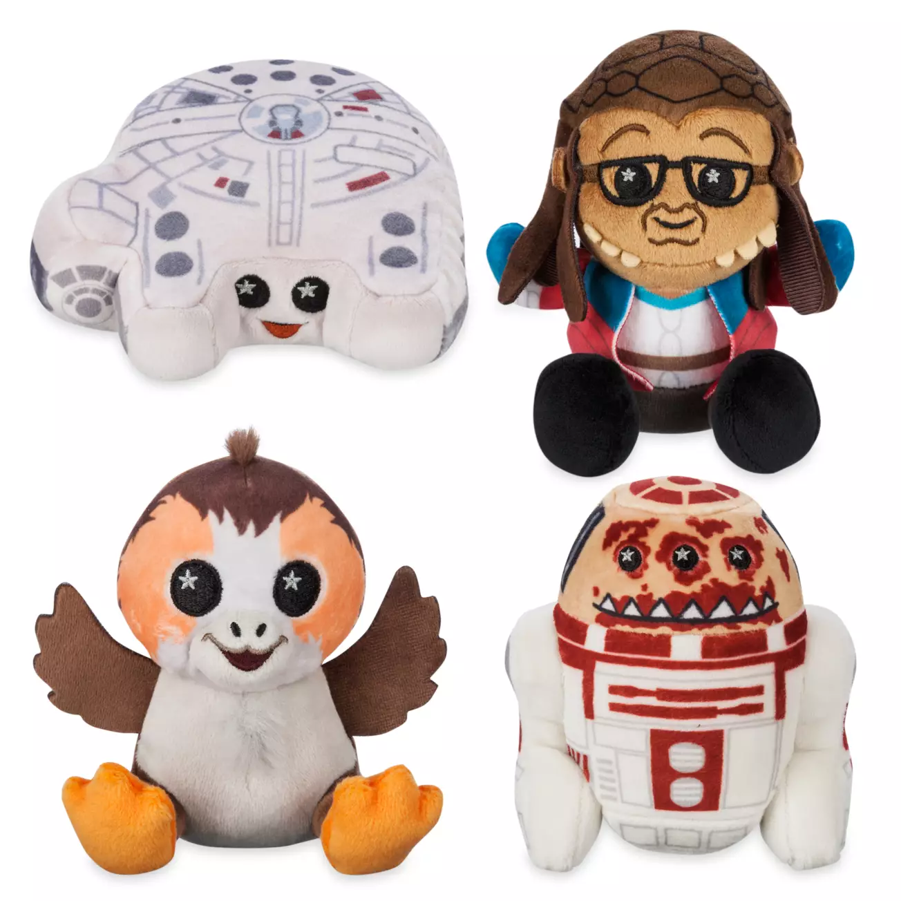 SWGE Millennium Falcon: Smugglers Run Wishables Plush Toy 4-Pack 2
