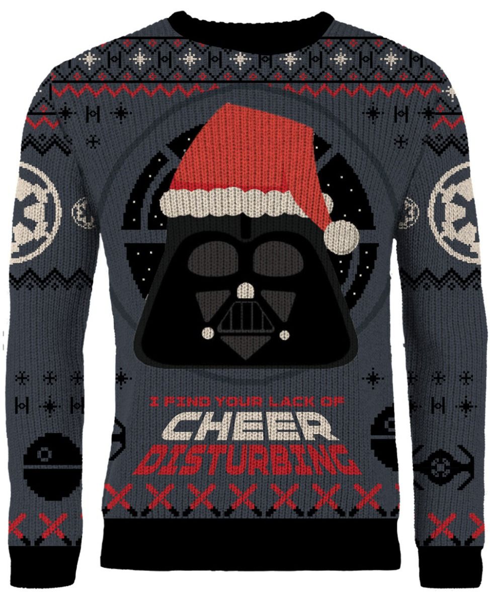 SW I Find Your Lack Of Cheer Disturbing Christmas Sweater/Jumper 1
