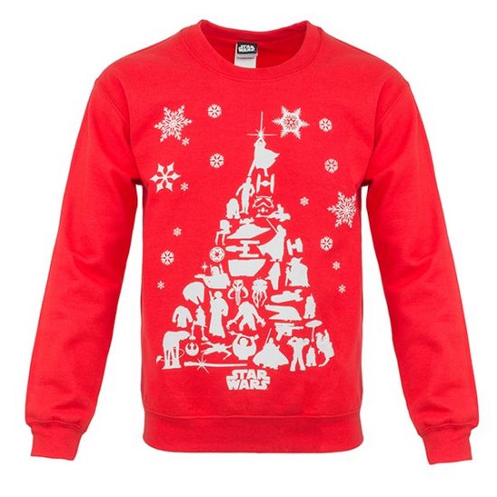 SW Character and Symbol Christmas Tree Christmas Sweater/Jumper 1