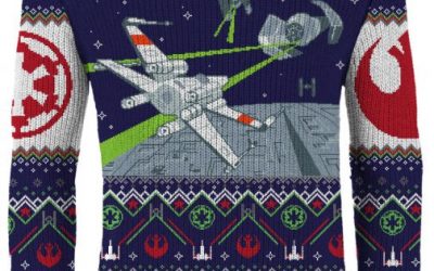 New Star Wars X-Wing vs. TIE Fighter Christmas Sweater/Jumper available!