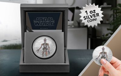 New The Mandalorian IG-11 1oz Silver Coin available now!