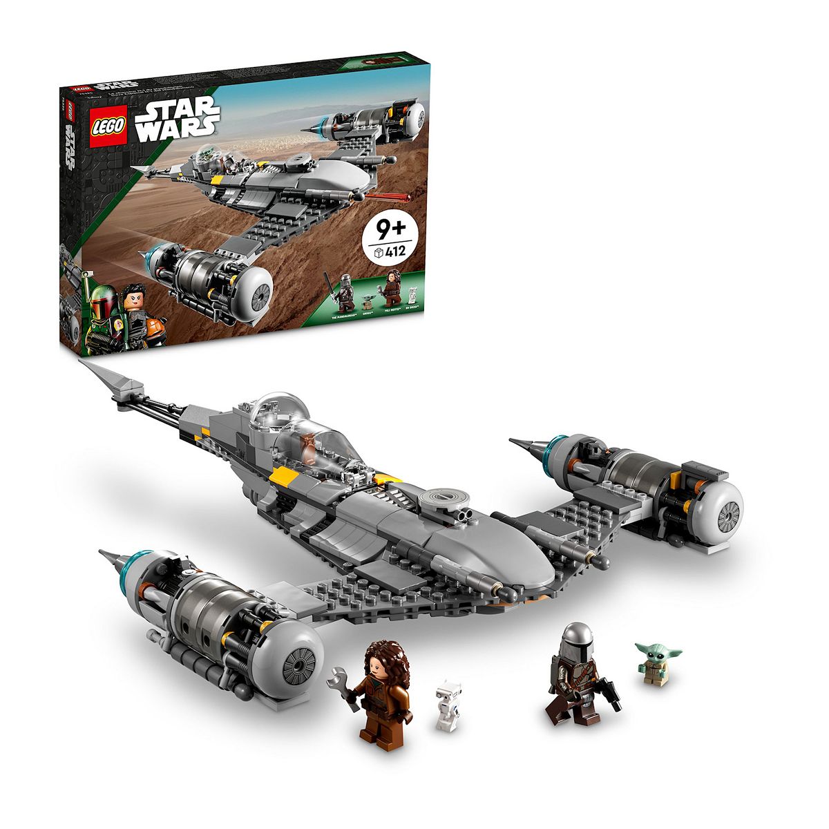 TBOBF Mando's (Din Djarin's) N-1 Starfighter Lego Set 1