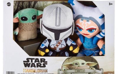 New The Mandalorian Character 3-Pack Plush Toy Set available now!