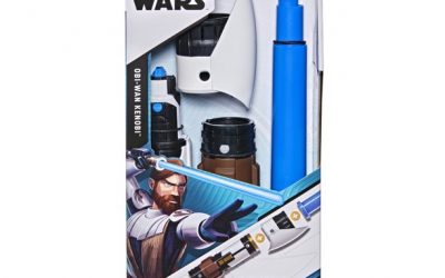New Star Wars Lightsaber Forge Obi-Wan Kenobi Blue Lightsaber Roleplay Toy available now!