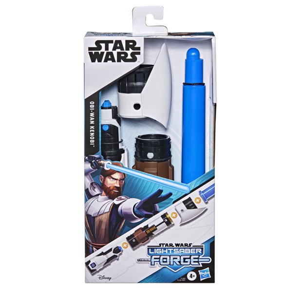 New Star Wars Lightsaber Forge Obi-Wan Kenobi Blue Lightsaber Roleplay Toy available now!