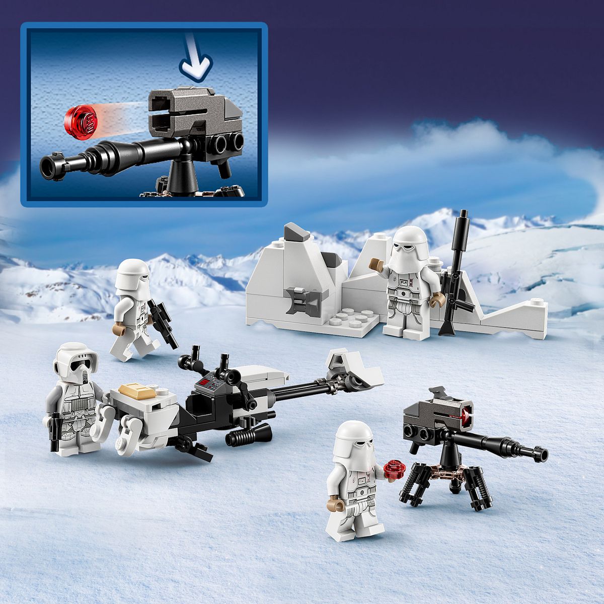 TESB Imperial Snowtrooper Battle Pack Lego set 3