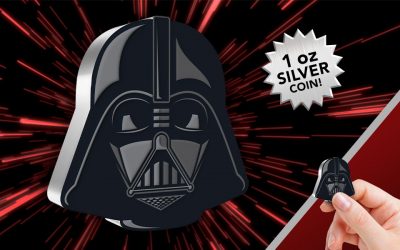 New Star Wars Darth Vader 1oz Silver Coin available now!