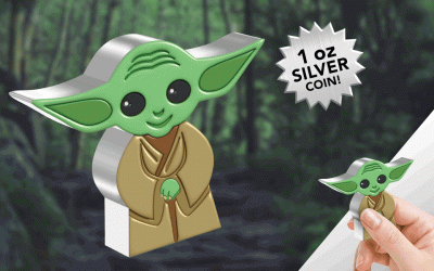New Star Wars Master Yoda 1oz Silver Coin available now!