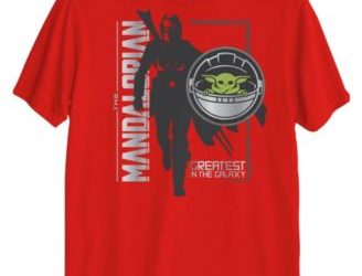 New The Mandalorian Mando (Din Djarin) and The Child (Gorgu) Short Sleeves Graphic T-shirt available!