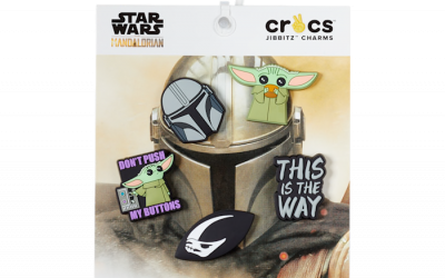 New The Mandalorian Jibbutz Croc Shoe Charms 5-Pack available now!