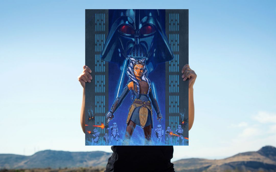 New Star Wars Rebels Ahsoka Tano Rebel Resolve Lithograph Art Print available!