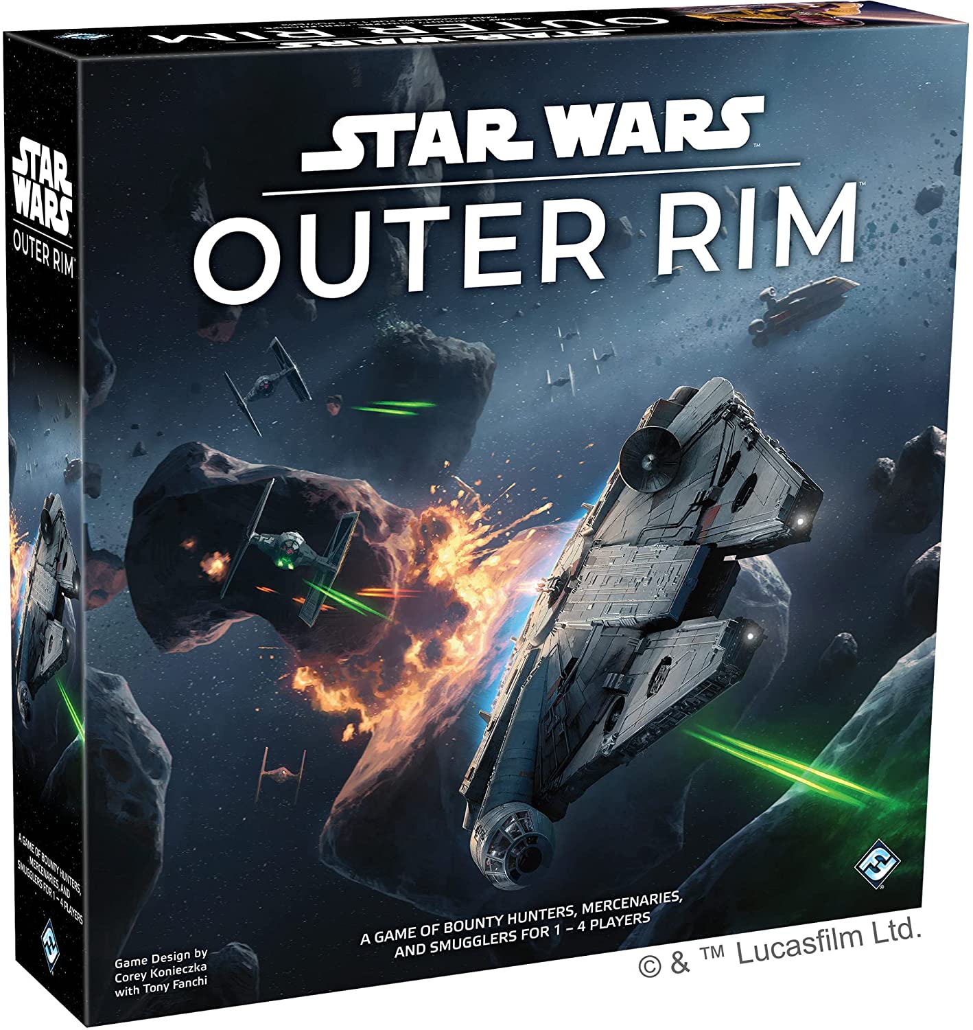 SW Asmodee Editions Outer Rim Strategy Board Game 1
