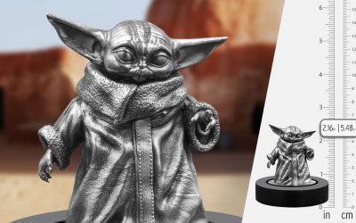 New The Mandalorian The Child (Gorgu) Miniature Silver Collectible available now!