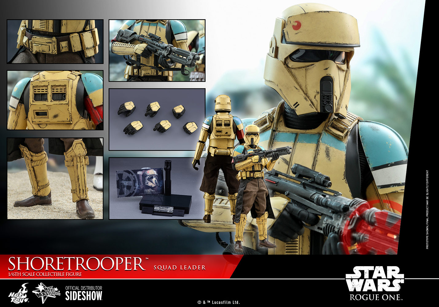 RO Imperial Shoretrooper Squad Leader Sixth Scale Figure 7