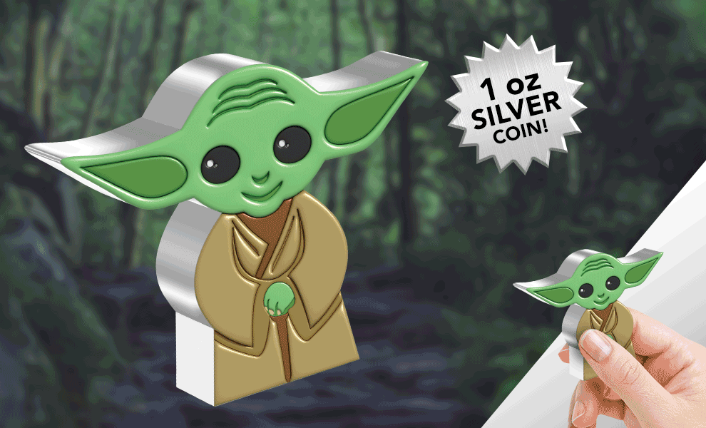 New Star Wars Master Yoda 1oz Silver Coin available now!