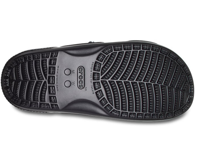 TM Darksaber Black Colored Classic Crocs Glitter Sandals 4