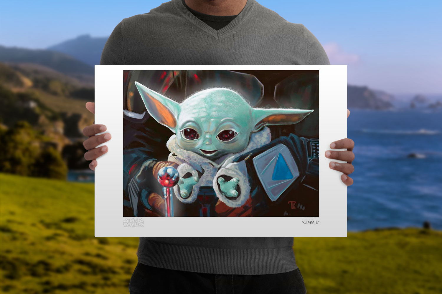 TM The Child (Grogu) Gimmie Giclee Art Print 2