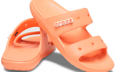 New Star Wars Mon Calamari Orange Colored Classic Crocs Sandals available now!