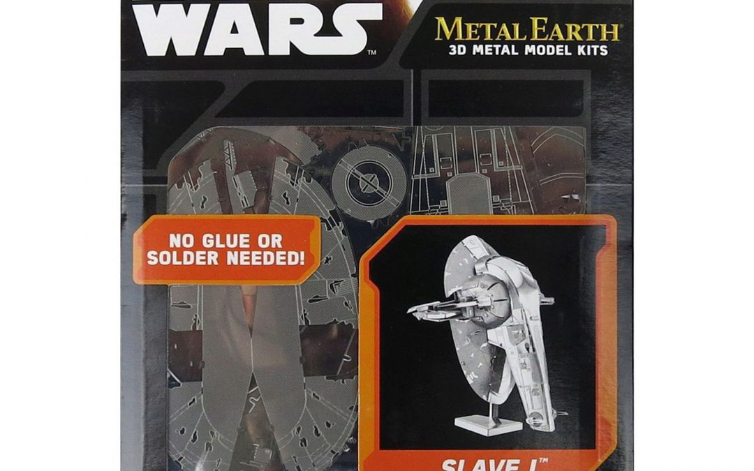 New Star Wars Metal Earth 3D Laser Cut Slave I Ship Model Kit available now!