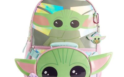 New The Mandalorian The Child (Grogu) "Cutest in the Galaxy" Girl Backpack with Lunch Bag available!