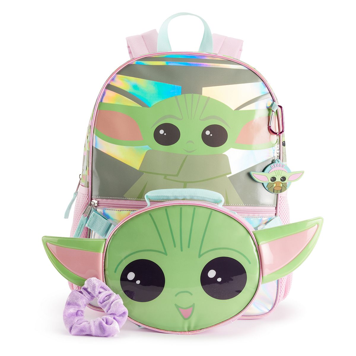 TM The Child (Grogu) "Cutest in the Galaxy" Girl Backpack with Lunch Bag 1