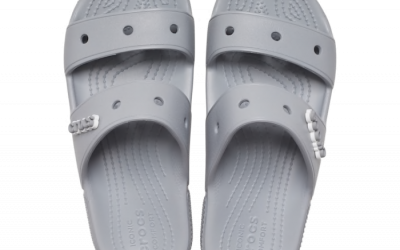 New The Mandalorian Mando Grey Colored Classic Crocs Sandals available now!