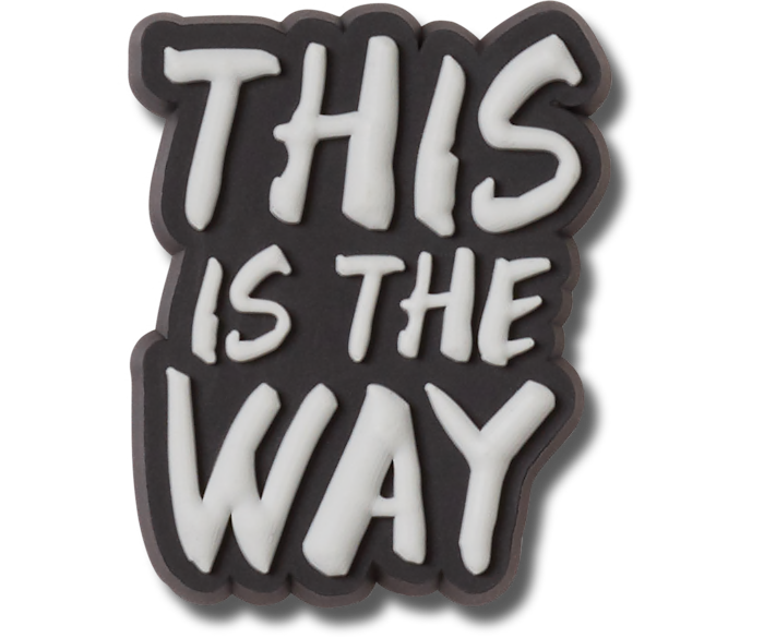 New The Mandalorian "This Is The Way" Jibbitz Charm available now!