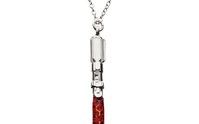 New Star Wars Red Crystal Lightsaber Pendant Necklace available now!
