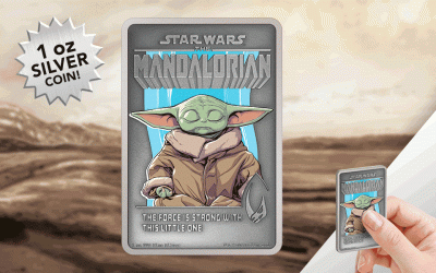 New The Mandalorian The Child (Grogu) 1oz Silver Coin available now!