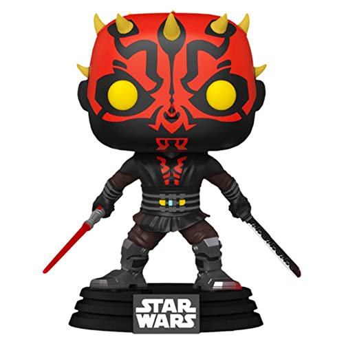 SWTCW Darth Maul (with Darksaber and Lightsaber) Funko Pop! Bobble Head Toy 3