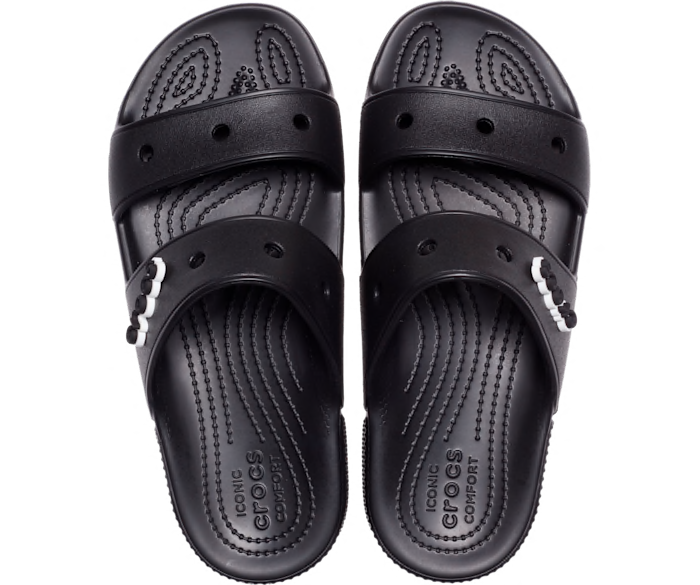 TM Moff Gideon Black Colored Classic Crocs Sandals 2