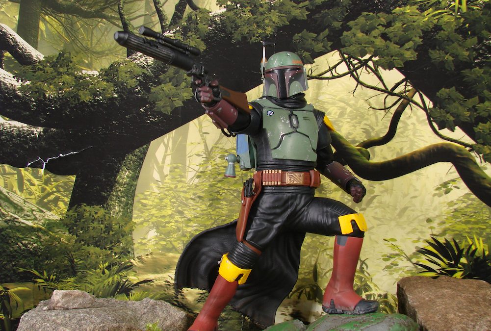 New The Book of Boba Fett themed Boba Fett Gallery Diorama Statue available now!