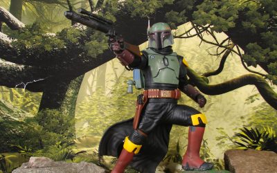 New The Book of Boba Fett themed Boba Fett Gallery Diorama Statue available now!