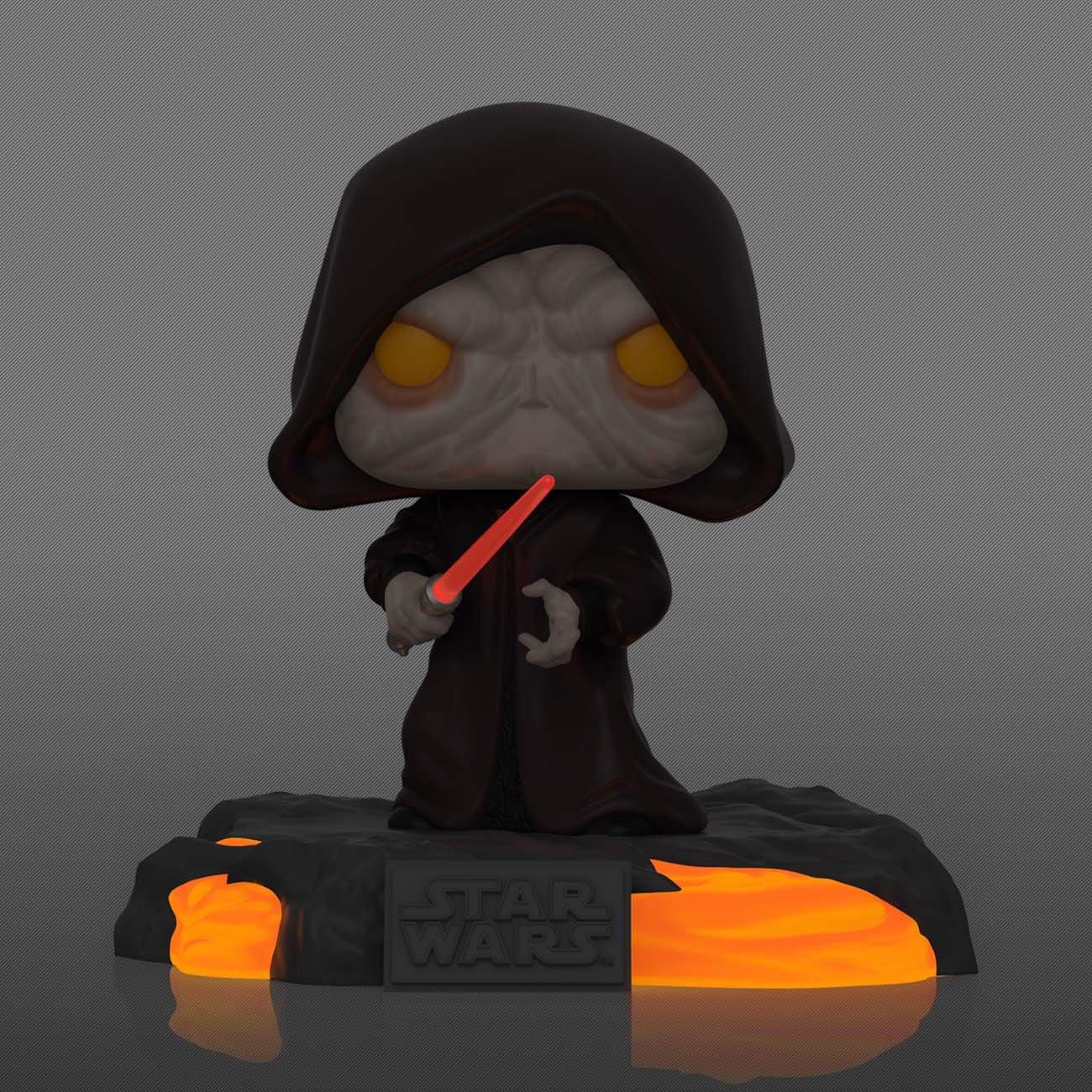 SW Darth Sidious Glow-in-the-Dark Bobble Head Toy 3