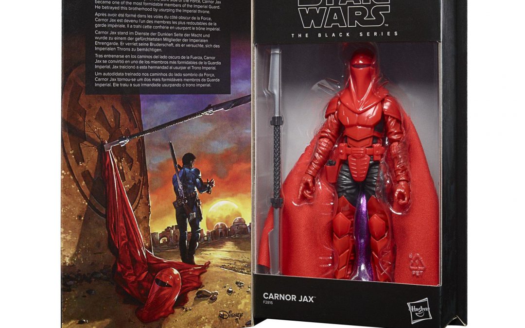 New Star Wars Carnor Jax (Crimson Empire Kir Kanos Guard) Black Series ...