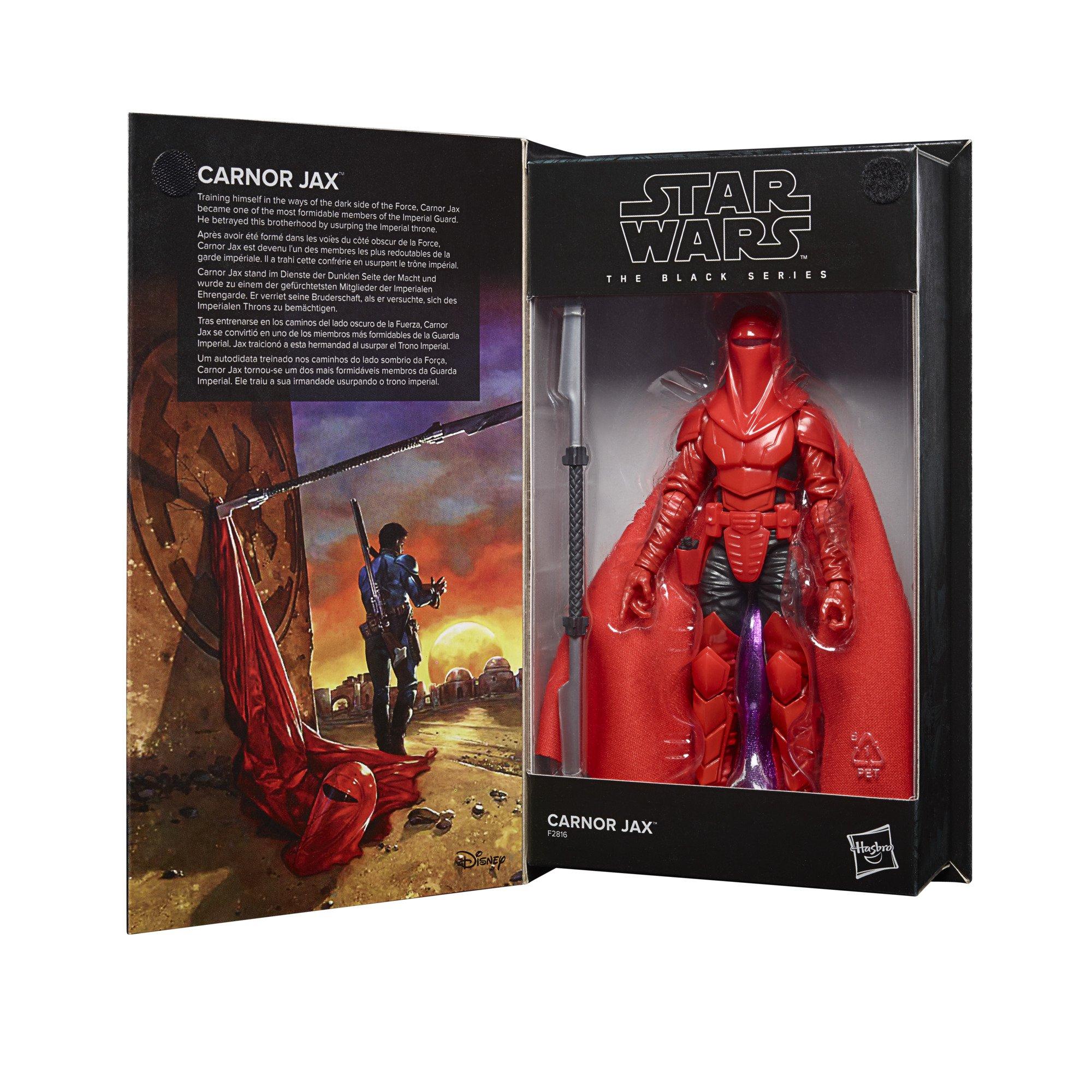 SW Carnor Jax (Crimson Empire Kir Kanos Guard) Black Series Figure 2