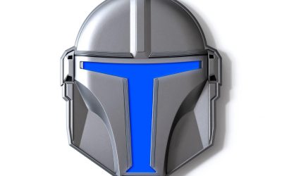 New The Mandalorian Mando's (Din Darin's) Helmet Light Up Wireless Charging Pad available!