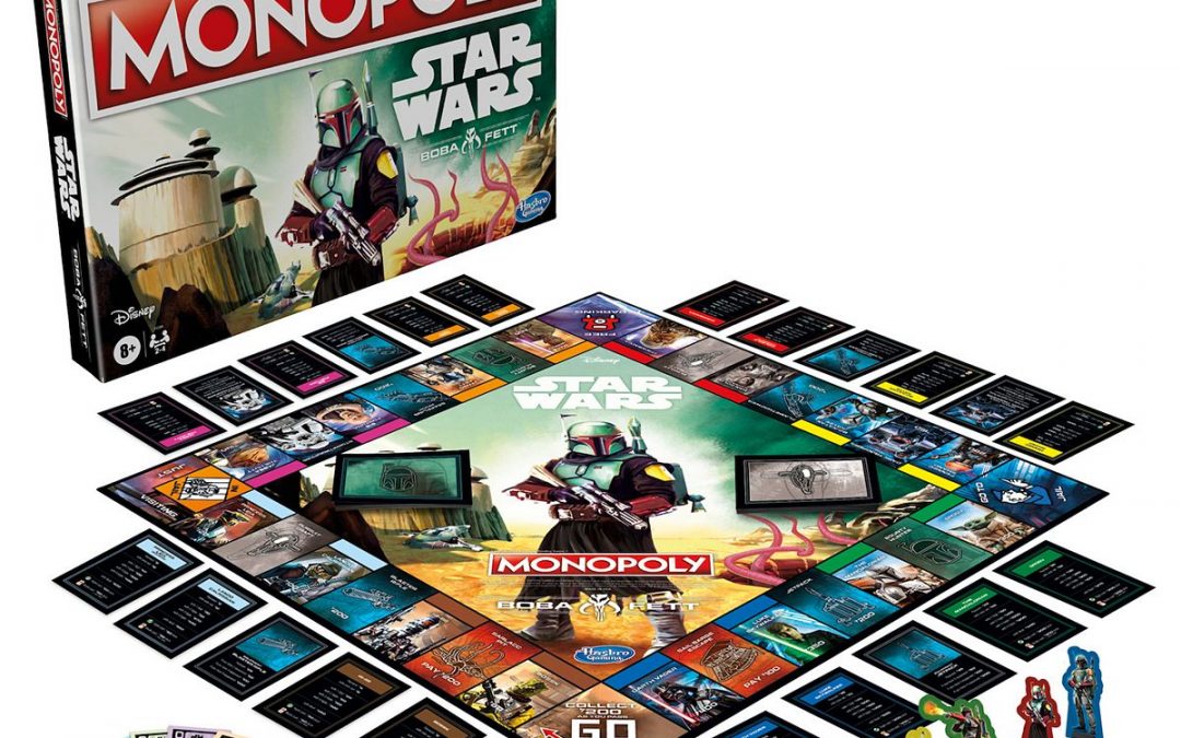 New The Book of Boba Fett Themed Boba Fett Edition Monopoly Game available now!