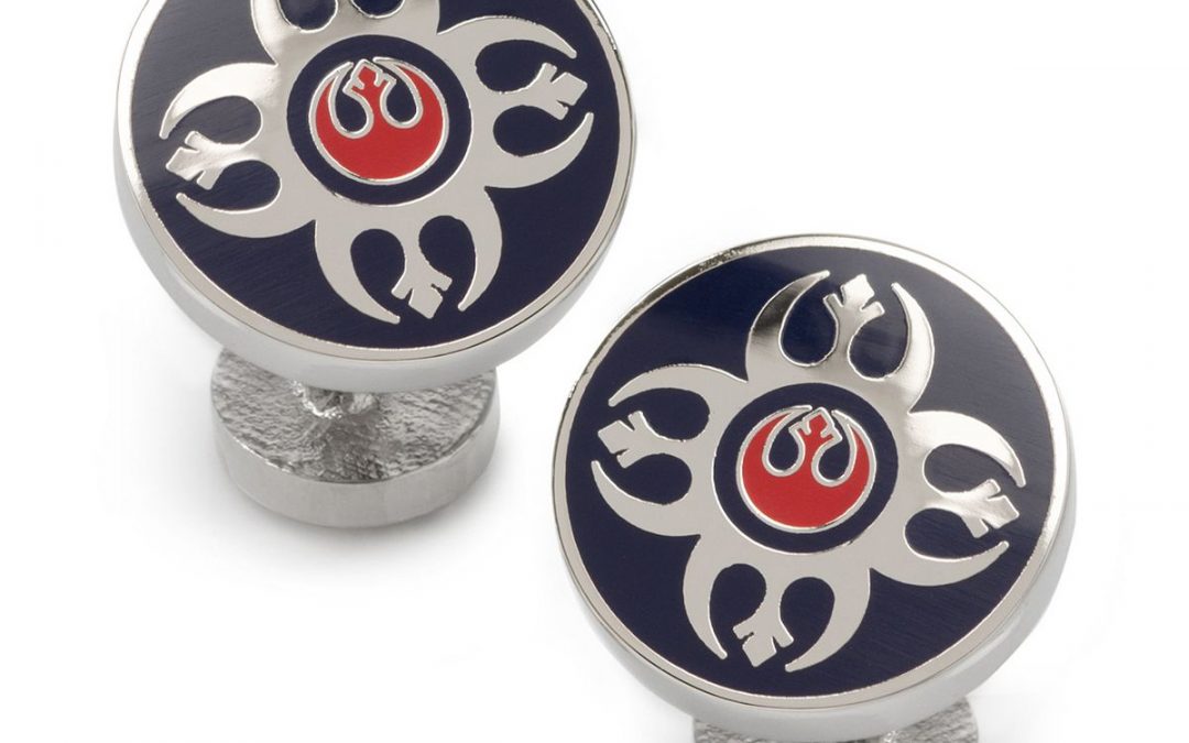 New Star Wars Rebel Symbol Blue & Red Cufflinks available now!