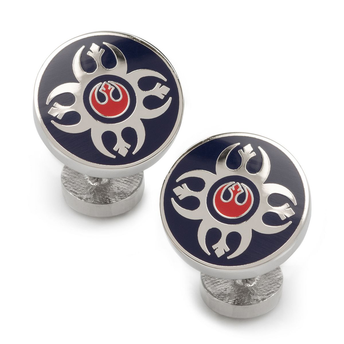 SW Rebel Symbol Blue & Red Cufflinks 1