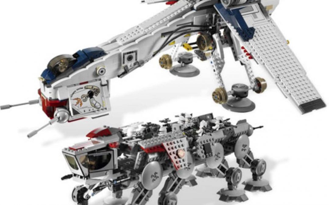 New Star Wars Republic Dropship with AT-OT Walker Lego set available now!