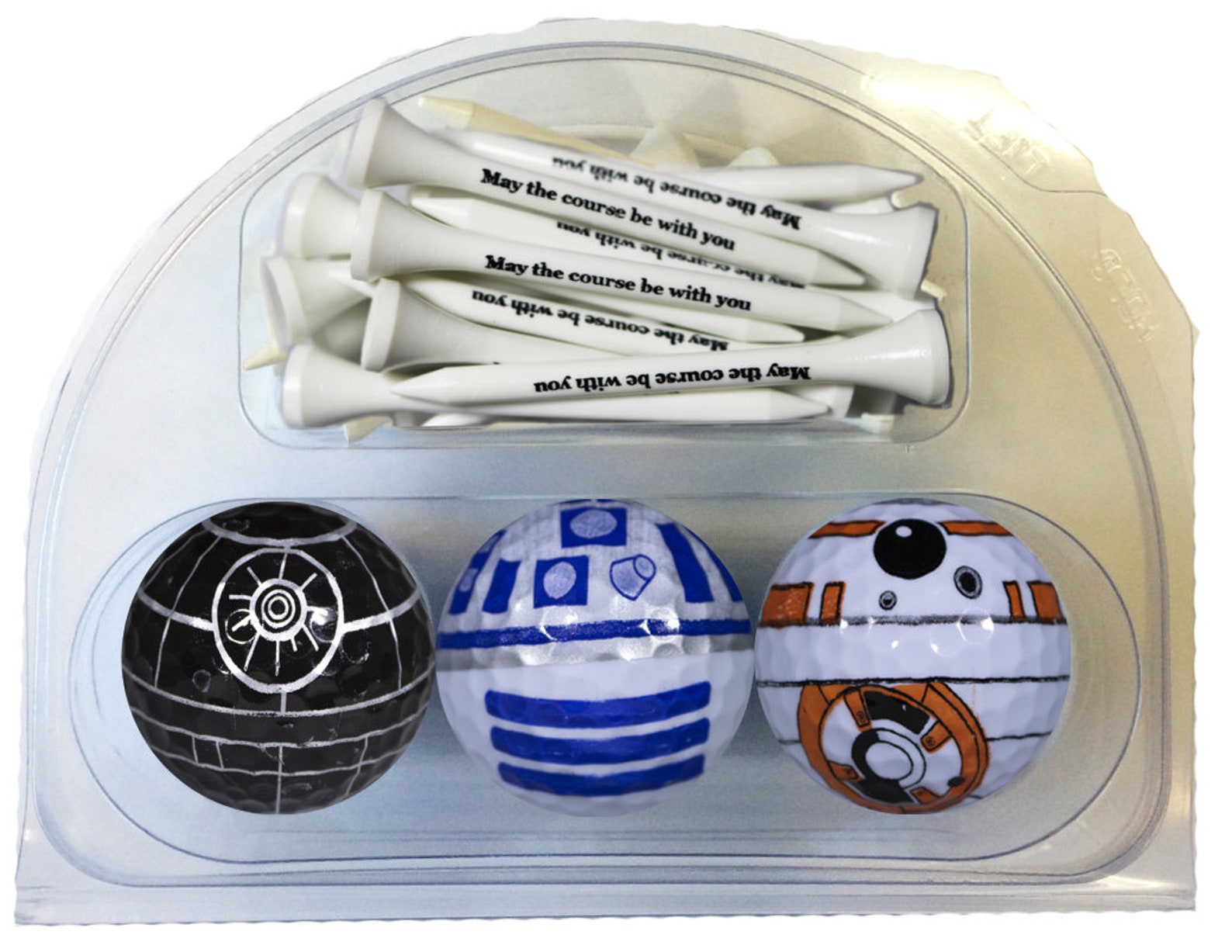 SW R2-D2, Death Star, BB-8 ball and tees Golf Set 1