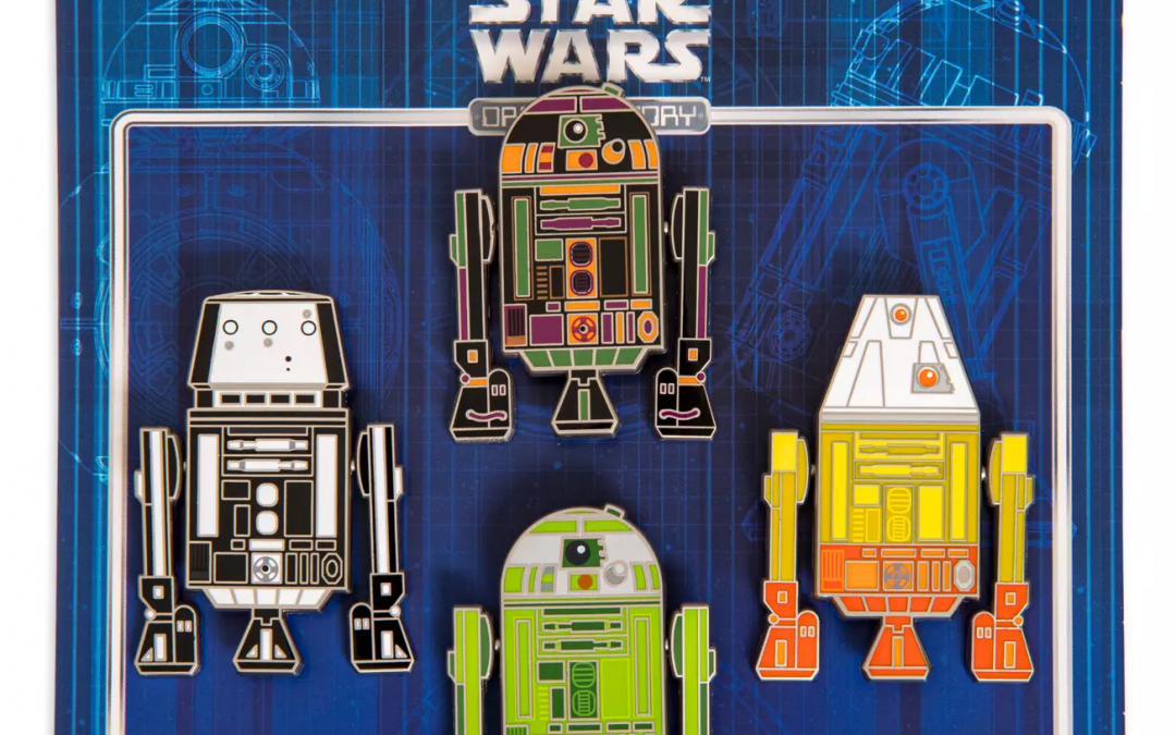 New Star Wars Astromech Droid Pin 4-Pack Set available now!