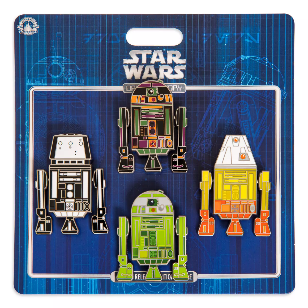 SW Astromech Droid Pin 4-Pack Set 1