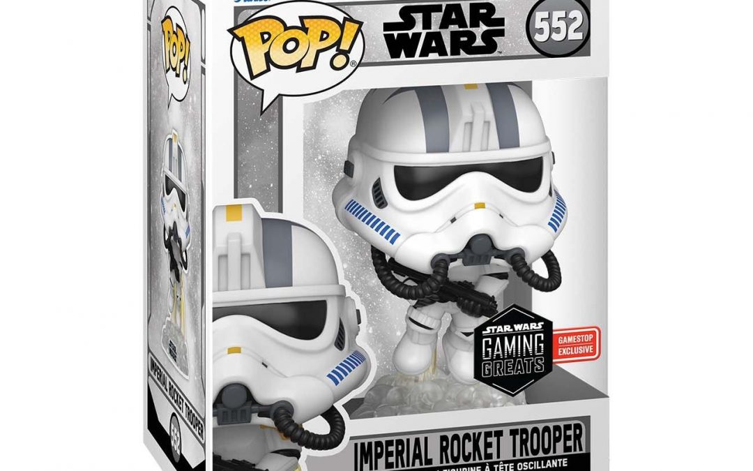 New Star Wars Imperial Rocket Trooper Funko Pop! Bobble Head Toy available for pre-order!
