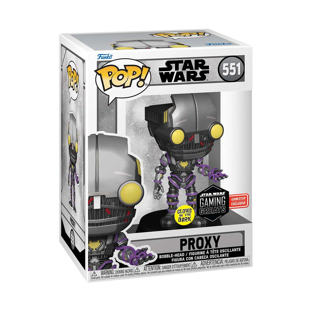 SW Proxy 5-in Glow-in-the-Dark Bobble Head Toy 1