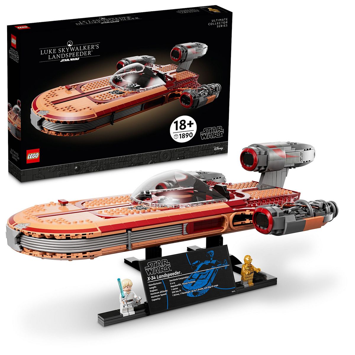 ANH Luke Skywalker's Landspeeder Lego Set 1